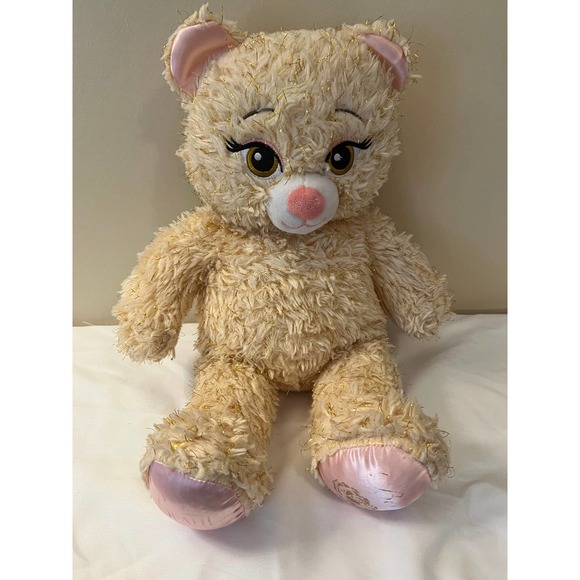 Build A Bear‎ Belle from Disney's Beauty and the Beauty Sparkle Tan 17" Tall - Picture 1 of 5